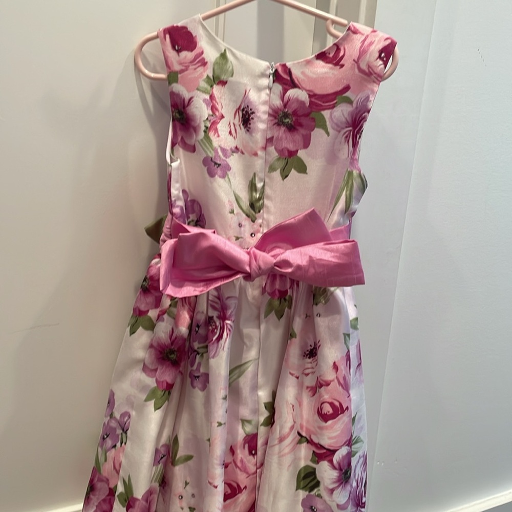 Floral Formal Kids Dress - Picture 3 of 3